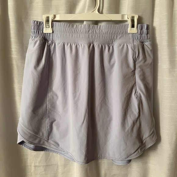 lululemon athletica Dresses & Skirts - Lululemon Hotty Hot High-Rise Skirt in Pastel Blue